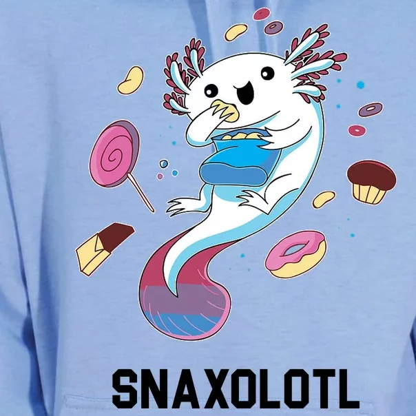 Snaxolotl Axolotl Donuts Cupcakes Candy Junk Food Unisex Surf Hoodie