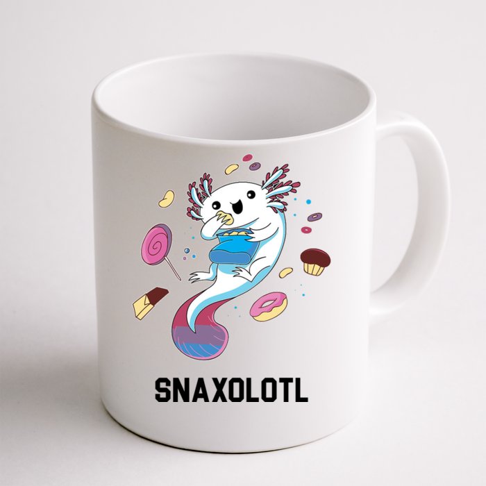 Snaxolotl Axolotl Donuts Cupcakes Candy Junk Food Front & Back Coffee Mug