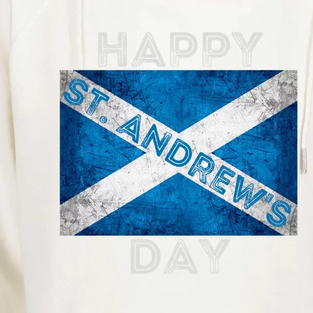 St Andrews Day Scotland Flag Scottish Happy Tartan Army Meaningful Gift Womens Funnel Neck Pullover Hood