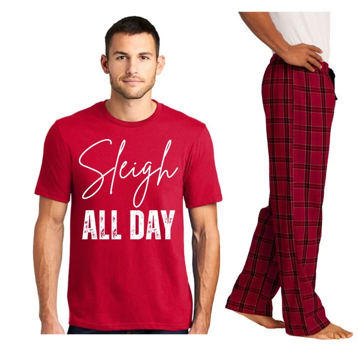 Sleigh All Day Christmas Holiday Pajama Set