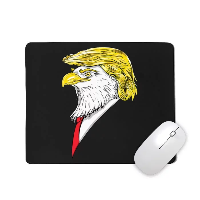 Spirit Animal Donald Trump Eagle Hair Mousepad