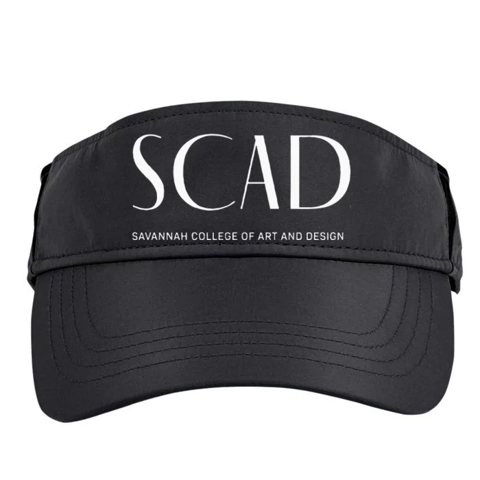 SCAD Art Deco Style College Long Sleeve Adult Drive Performance Visor