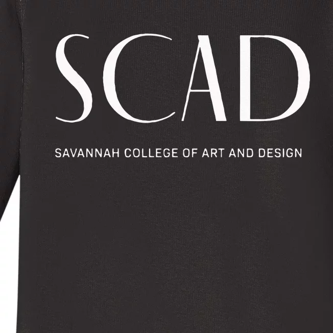 SCAD Art Deco Style College Long Sleeve Baby Long Sleeve Bodysuit