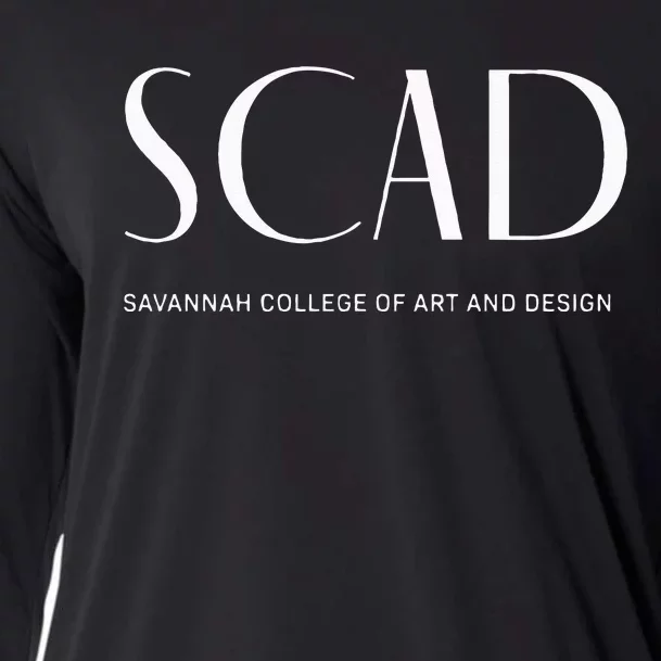 SCAD Art Deco Style College Long Sleeve Cooling Performance Long Sleeve Crew