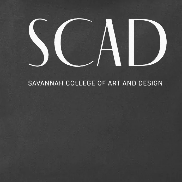 SCAD Art Deco Style College Long Sleeve Zip Tote Bag