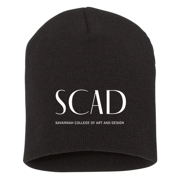 Scad Art Deco Style College Short Acrylic Beanie