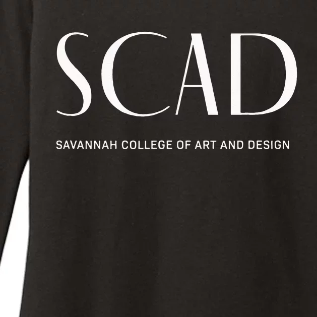 SCAD Art Deco Style College Womens CVC Long Sleeve Shirt