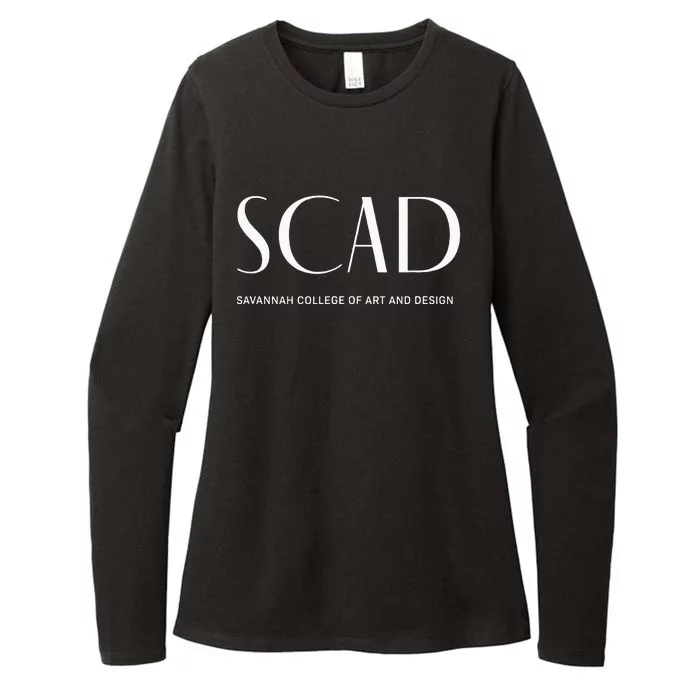 SCAD Art Deco Style College Womens CVC Long Sleeve Shirt