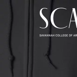 SCAD Art Deco Style College Full Zip Hoodie