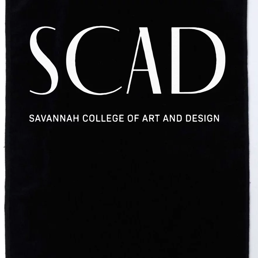 SCAD Art Deco College Platinum Collection Golf Towel