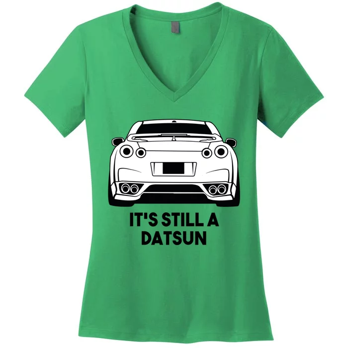 Still A Datsun Women's V-Neck T-Shirt