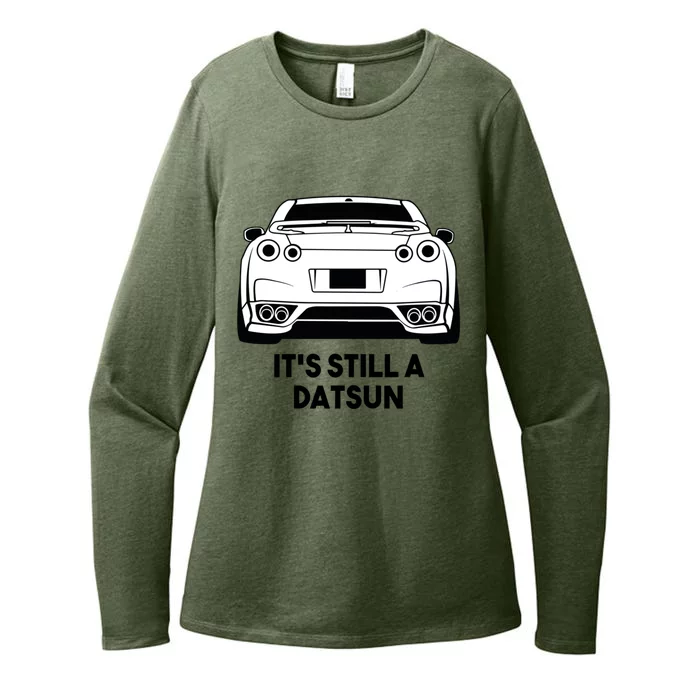 Still A Datsun Womens CVC Long Sleeve Shirt