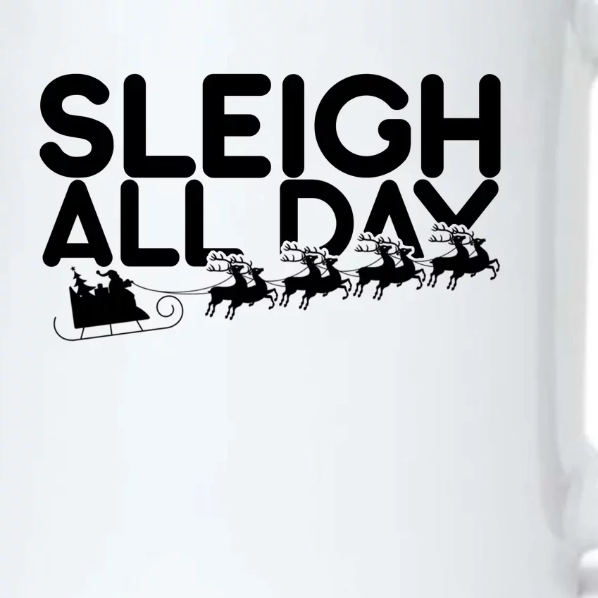 Sleigh All Day Black Color Changing Mug