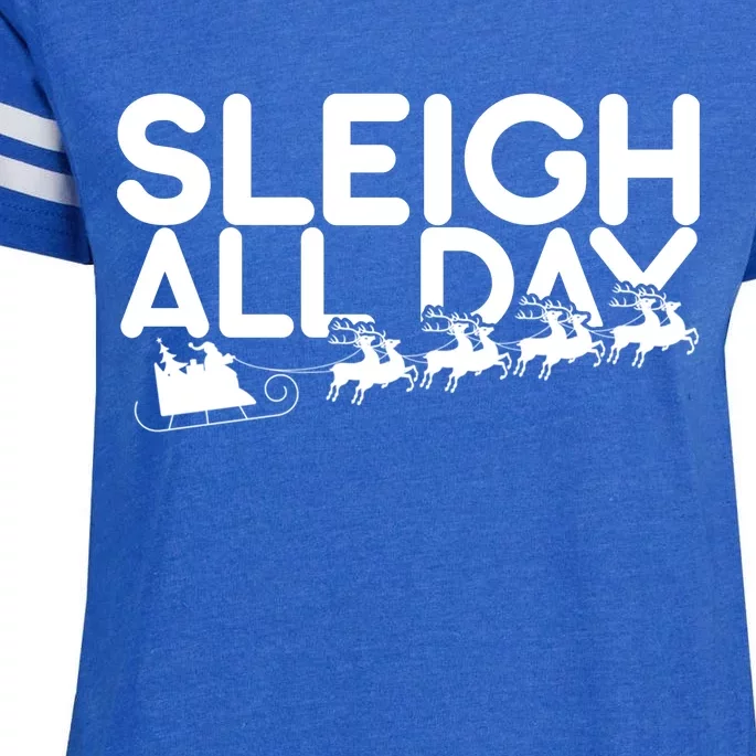 Sleigh All Day Enza Ladies Jersey Football T-Shirt