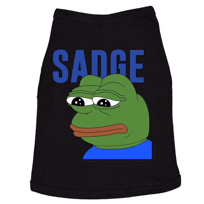 SADGE Meme Doggie Tank