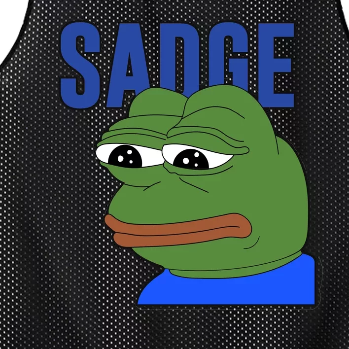 SADGE Meme Mesh Reversible Basketball Jersey Tank