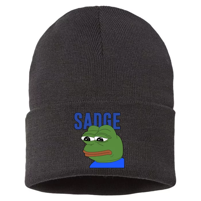 SADGE Meme Sustainable Knit Beanie