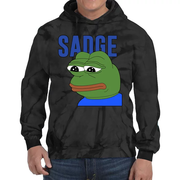 SADGE Meme Tie Dye Hoodie