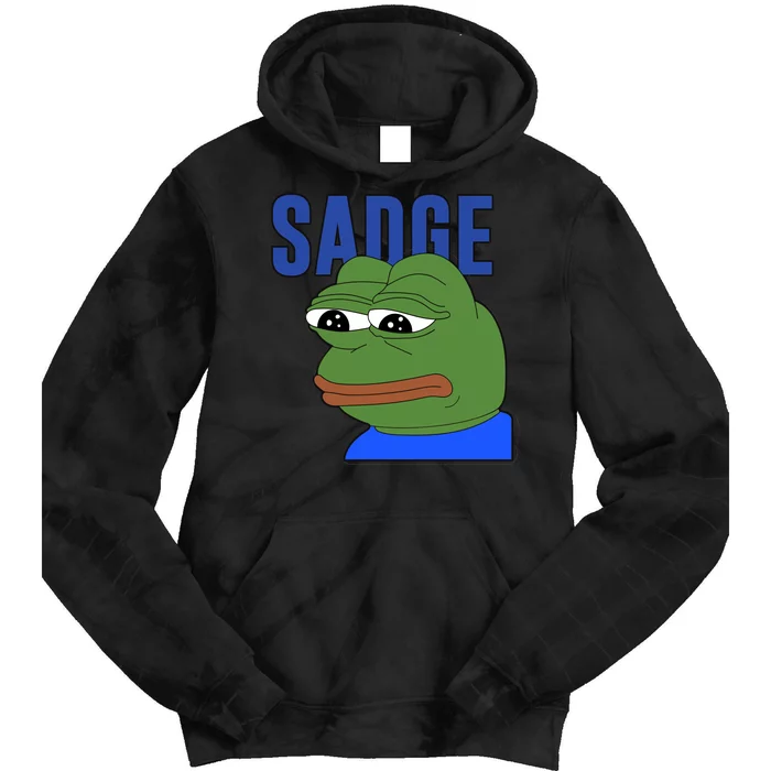 SADGE Meme Tie Dye Hoodie