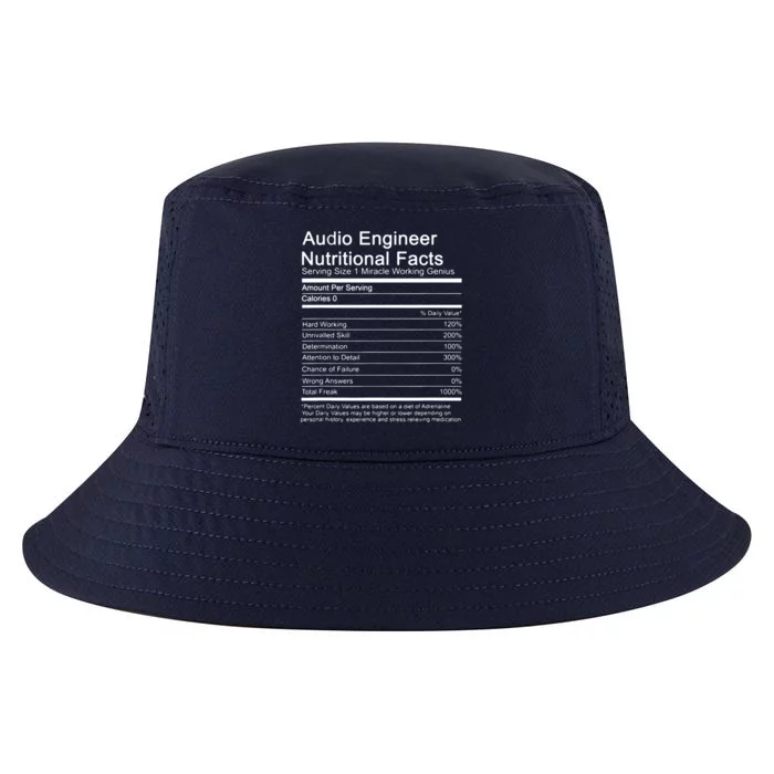 Sound Audio Engineer Nutrition Facts Music Production Gift Cool Comfort Performance Bucket Hat