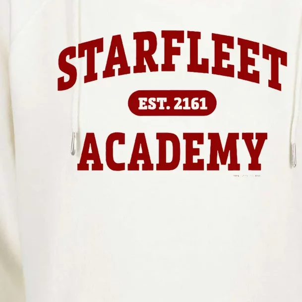 Starfleet Academy Est. 2161 Womens Funnel Neck Pullover Hood