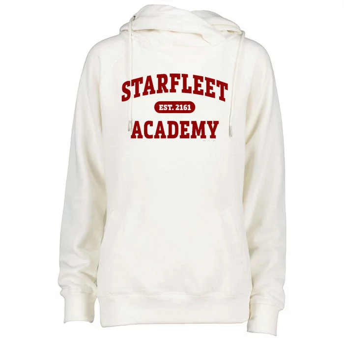 Starfleet Academy Est. 2161 Womens Funnel Neck Pullover Hood