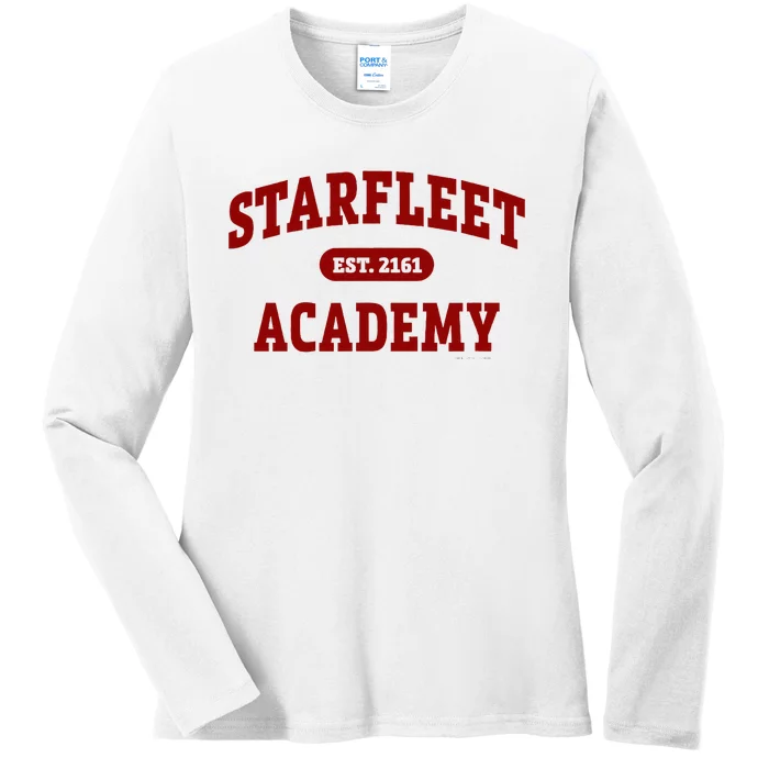 Starfleet Academy Est. 2161 Ladies Long Sleeve Shirt