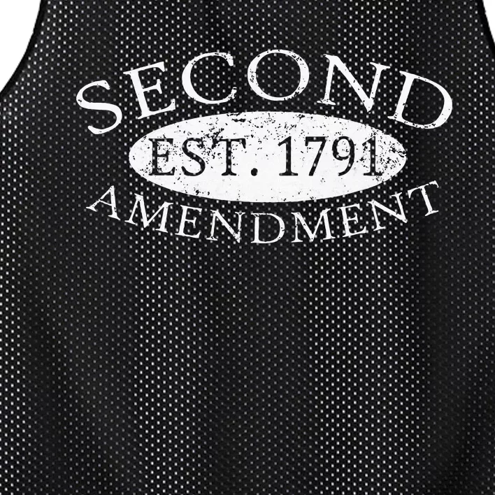 Second Amendment Est. 1791 Right To Bear Arms Mesh Reversible Basketball Jersey Tank