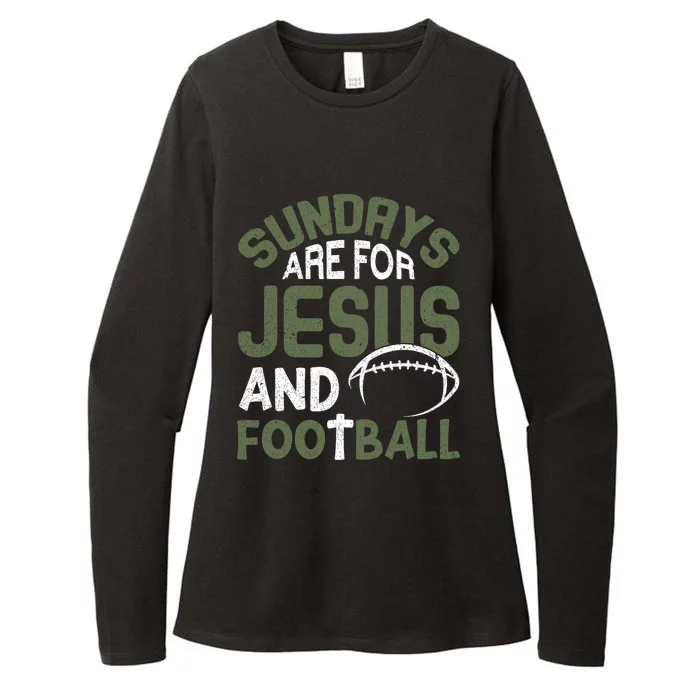 Sundays Are For Jesus & Football Draft Day Fantasy Womens CVC Long Sleeve Shirt