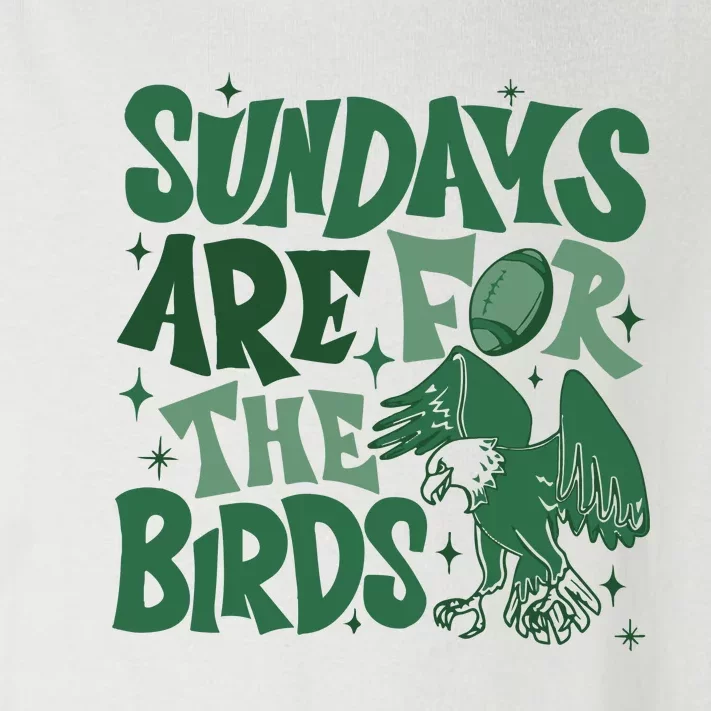 Sundays Are For The Birds Football Toddler Long Sleeve Shirt