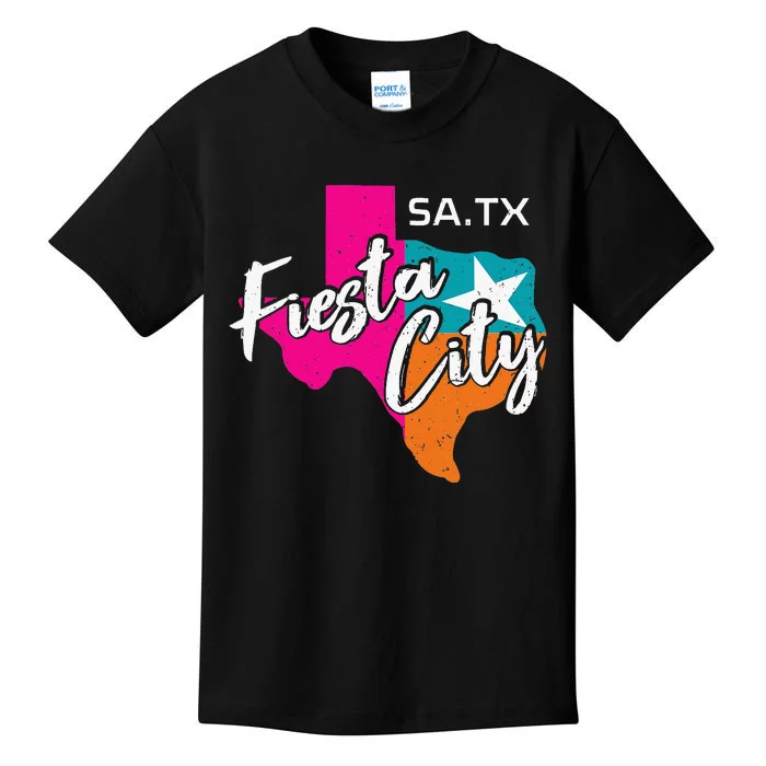 San Antonio Fiesta City Cinco De Mayo Fiesta Squad Texas Kids T-Shirt