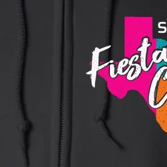 San Antonio Fiesta City Cinco De Mayo Fiesta Squad Texas Full Zip Hoodie