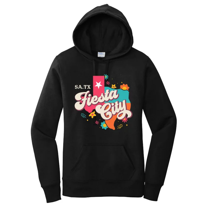 San Antonio Fiesta City Cinco De Mayo Fiesta Squad Texas Women's Pullover Hoodie