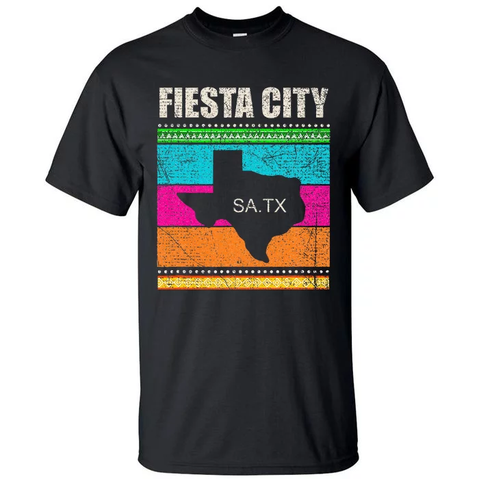 San Antonio Fiesta City Cinco De Mayo Fiesta Squad Texas Tall T-Shirt