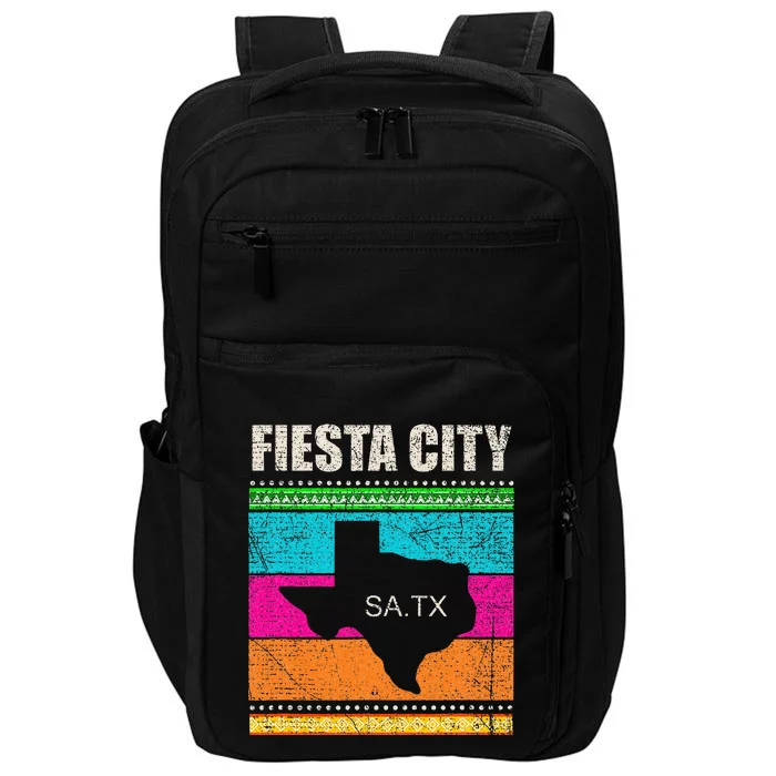 San Antonio Fiesta City Cinco De Mayo Fiesta Squad Texas Impact Tech Backpack