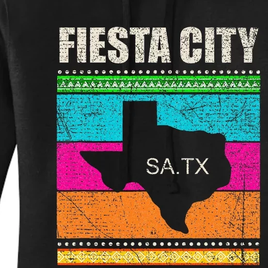 San Antonio Fiesta City Cinco De Mayo Fiesta Squad Texas Women's Pullover Hoodie