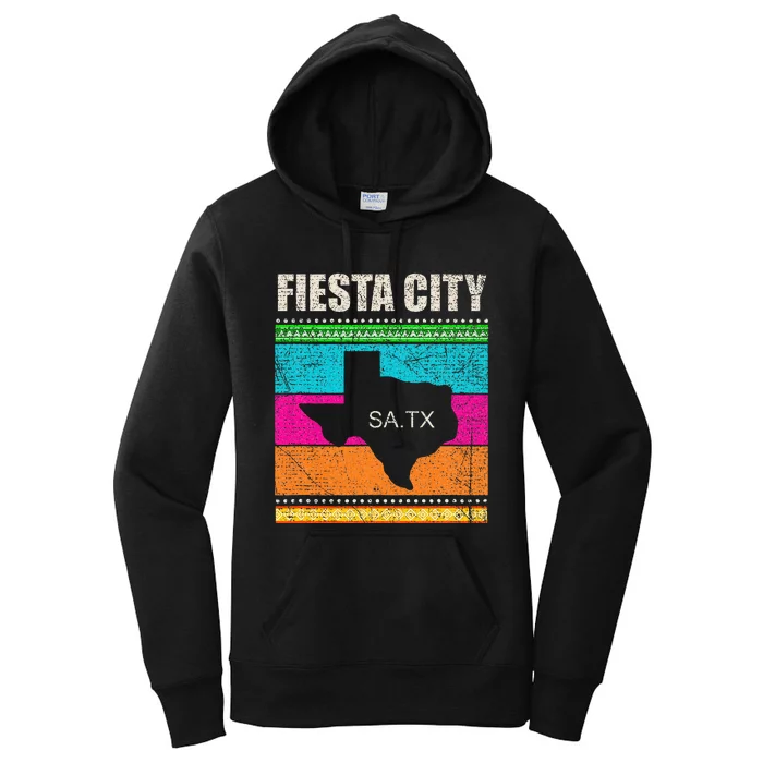 San Antonio Fiesta City Cinco De Mayo Fiesta Squad Texas Women's Pullover Hoodie