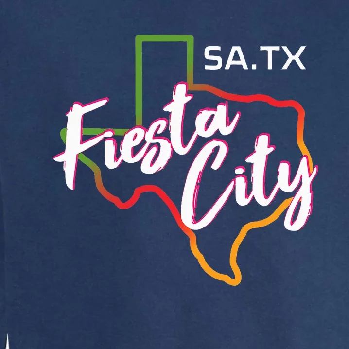 San Antonio Fiesta City Cinco De Mayo Fiesta Squad Texas Garment-Dyed Sweatshirt