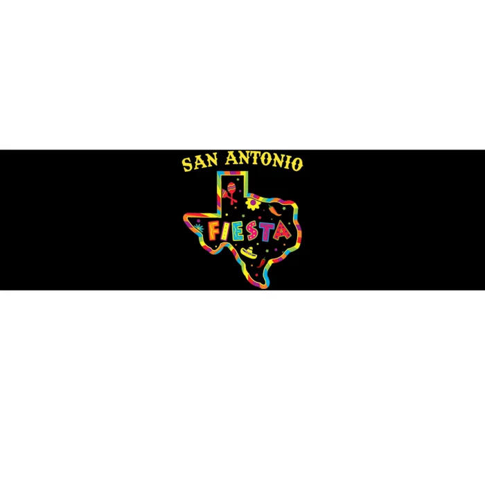 San Antonio Fiesta City Cinco De Mayo Fiesta Squad Texas Bumper Sticker