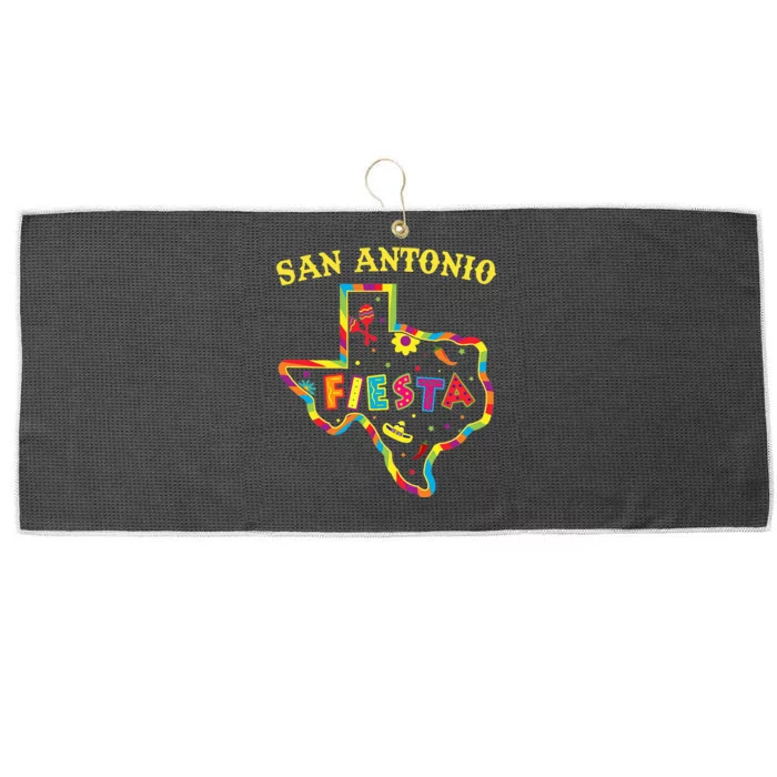 San Antonio Fiesta City Cinco De Mayo Fiesta Squad Texas Large Microfiber Waffle Golf Towel