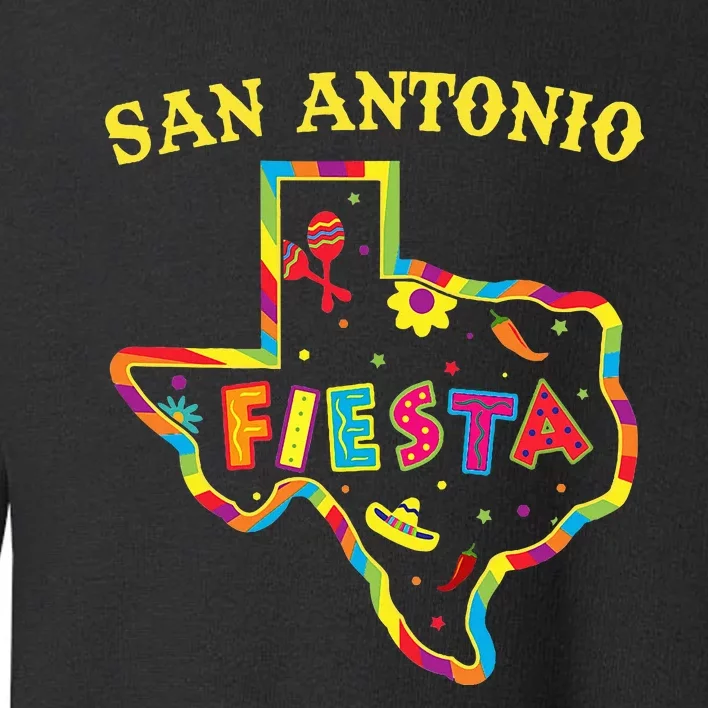 San Antonio Fiesta City Cinco De Mayo Fiesta Squad Texas Toddler Sweatshirt