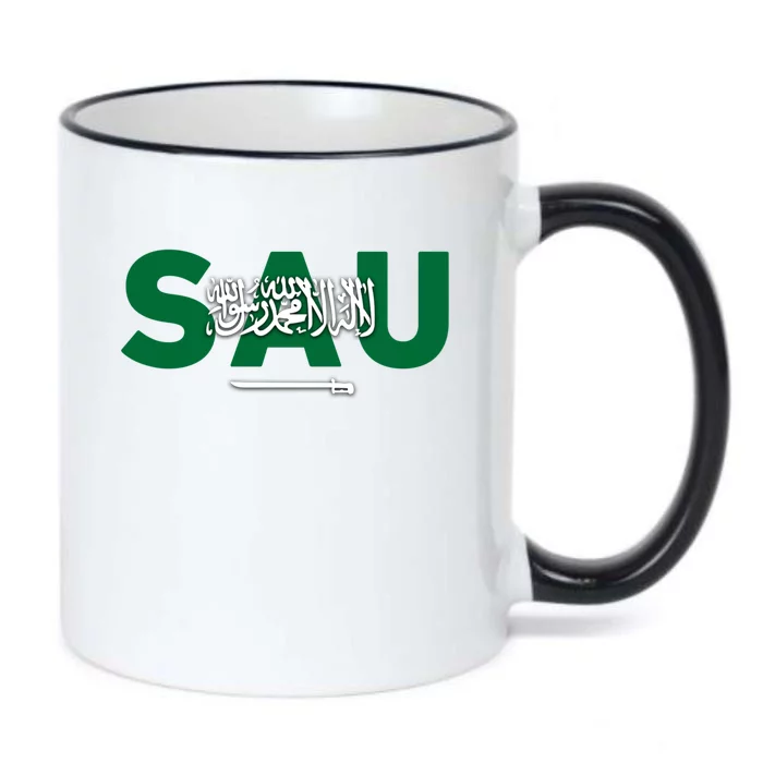 Saudi Arabia For Saudi National Day Gift Black Color Changing Mug