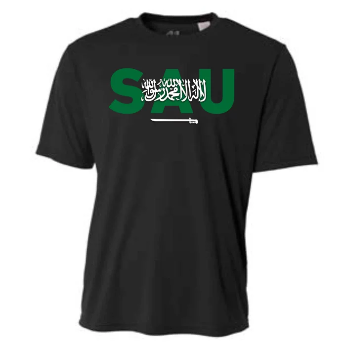 Saudi Arabia For Saudi National Day Gift Cooling Performance Crew T-Shirt