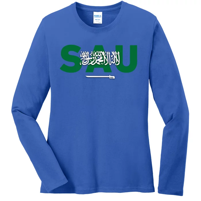 Saudi Arabia For Saudi National Day Gift Ladies Long Sleeve Shirt