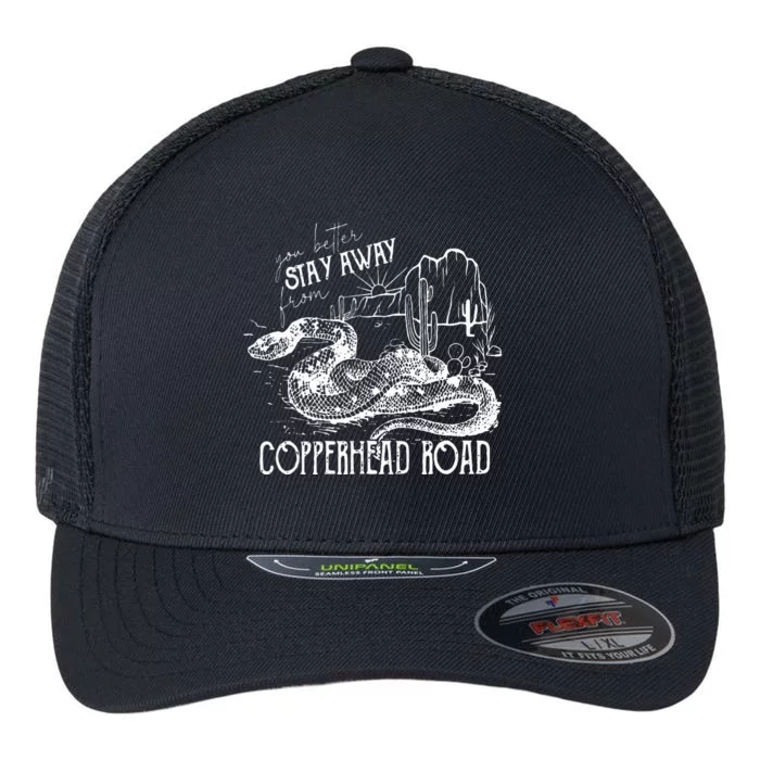 Stay Away From Copperhead Road Flexfit Unipanel Trucker Cap