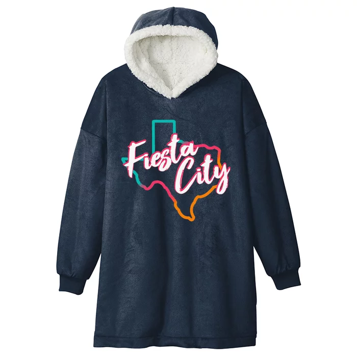 San Antonio Fiesta City Fans Hooded Wearable Blanket