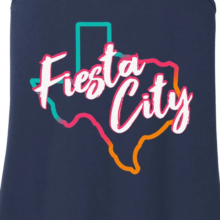 San Antonio Fiesta City Fans Ladies Essential Tank