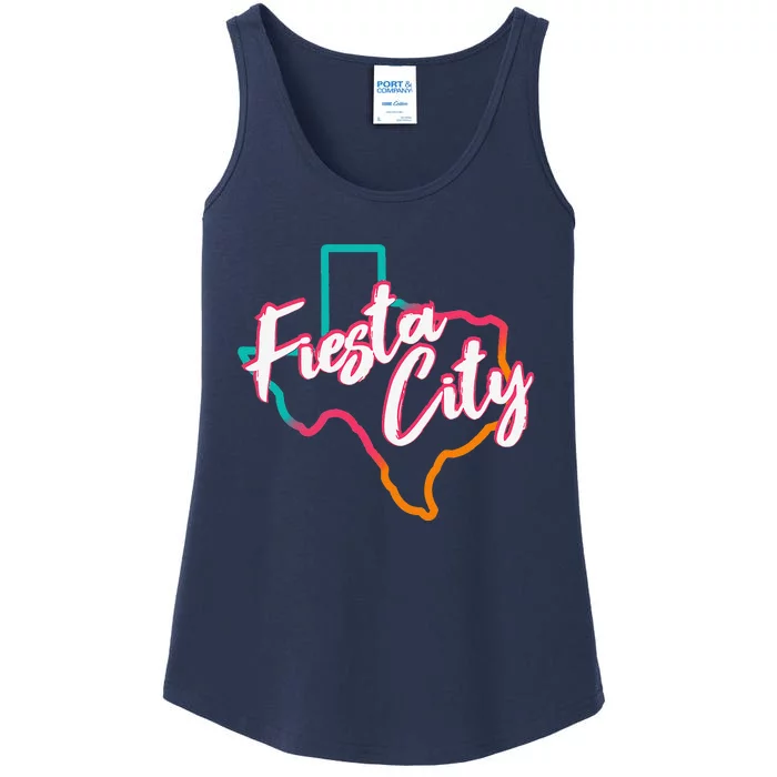 San Antonio Fiesta City Fans Ladies Essential Tank