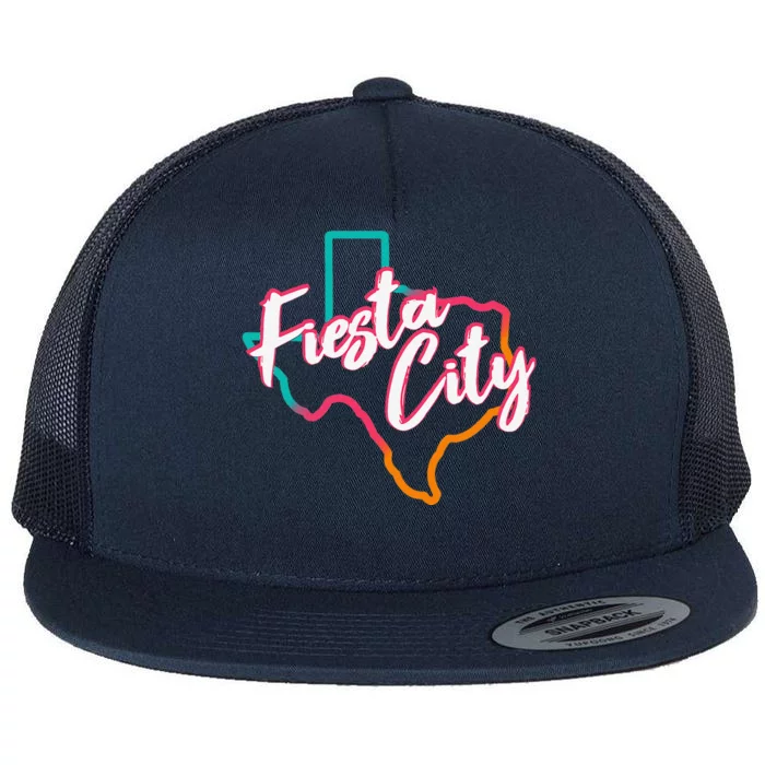 San Antonio Fiesta City Fans Flat Bill Trucker Hat