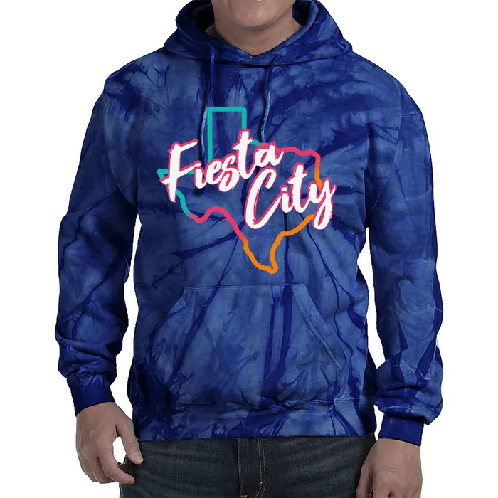 San Antonio Fiesta City Fans Tie Dye Hoodie